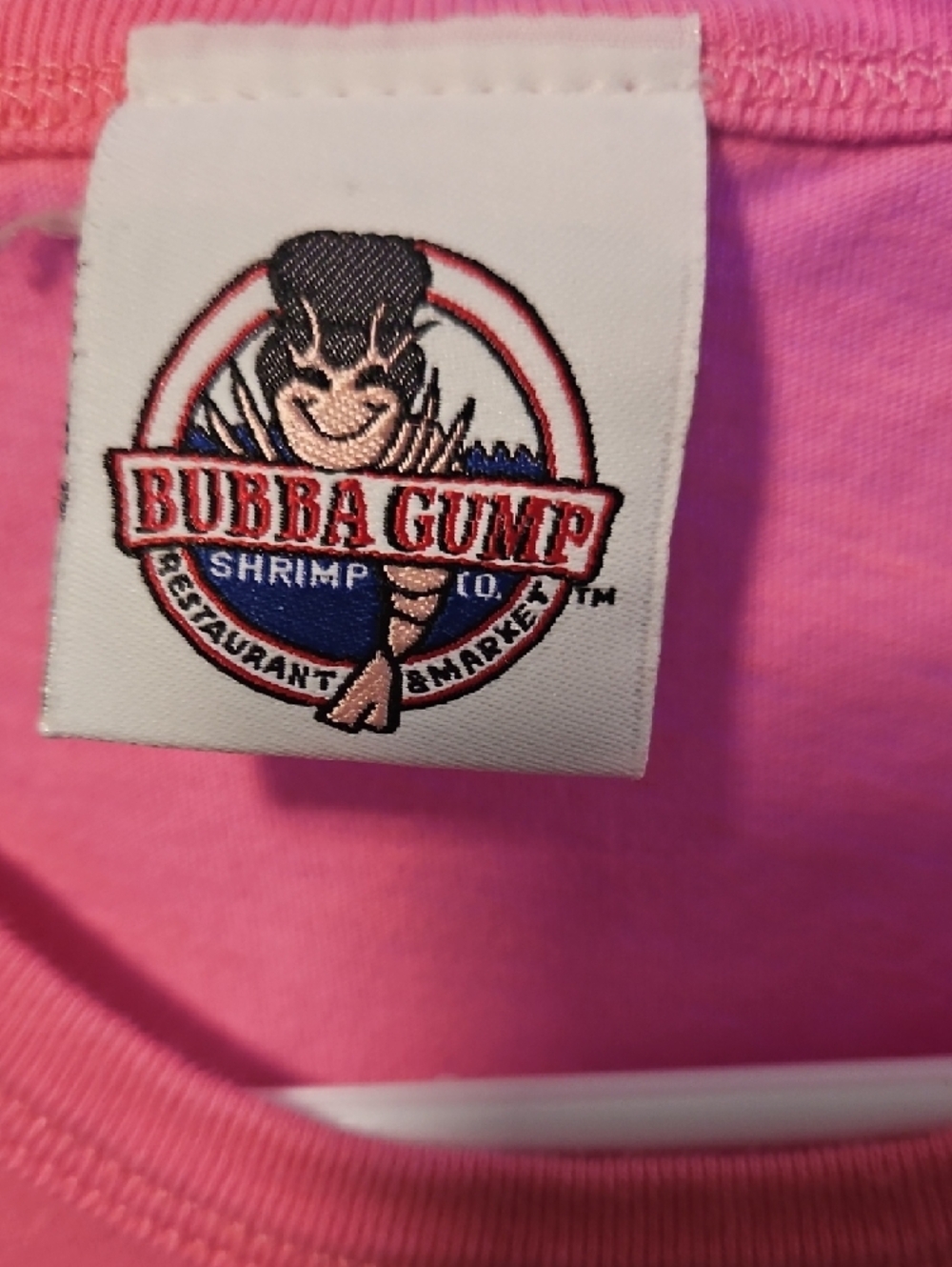 Girls' Pink Long-Sleeve Graphic Tee by Bubba Gump - Picture 2 of 5